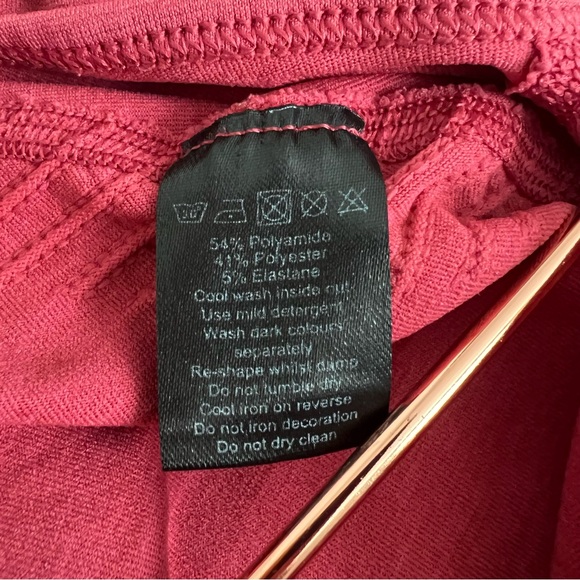 Alphalete short sleeve crop logo tee top red seamless - Picture 7 of 7